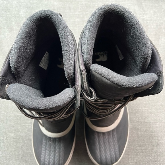 Sorel Slimpack III Lace Women's Waterproof Winter Boots -black/gray - Size 11 - Picture 3 of 7